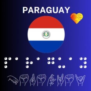 Paraguay 2 plantillas en Señas & Braille.