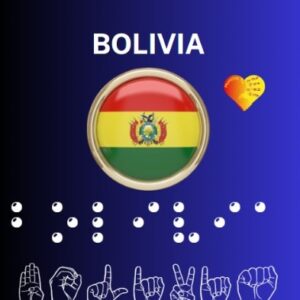 Bolivia 2 plantillas en Señas & Braille.